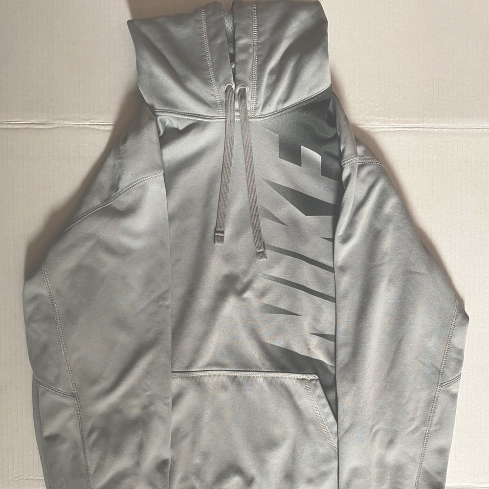 NIKE Grey Therma-fit Hoodie Sweatshirt